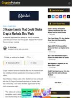 3 Macro Events That Could Shake Crypto Markets This Week
