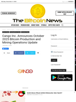 Cango Inc. Announces October 2025 Bitcoin Production and Mining Operations Update