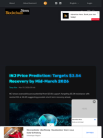 INJ Price Prediction: Targets $3.54 Recovery by Mid-March 2026 - Blockchain.News
