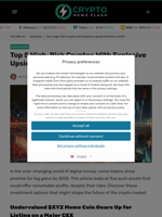 Top 5 High-Risk Cryptos With Explosive Upside Potential in 2025