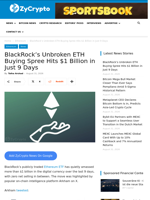 BlackRock’s Unbroken ETH Buying Spree Hits $1 Billion in Just 9 Days ⋆ ZyCrypto