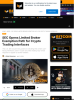 SEC Opens Limited Broker Exemption Path For Crypto Trading Interfaces