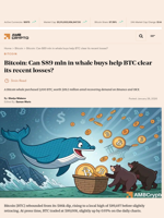 Bitcoin: Can $89 mln in whale buys help BTC clear its recent losses? - AMBCrypto