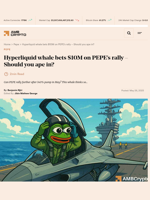 Hyperliquid whale bets $10M on PEPE’s rally - Should you ape in?  - AMBCrypto
