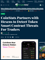 CoinStats Partners with Hexens to Detect Token Smart Contract Threats For Traders - Crypto Daily