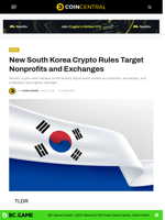 New South Korea Crypto Rules Target Nonprofits and Exchanges