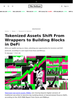 Tokenized Assets Shift From Wrappers to Building Blocks in DeFi - 