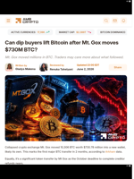 Can dip buyers lift Bitcoin after Mt. Gox moves $730M BTC? - AMBCrypto