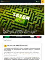 Why El Salvador split $678M in Bitcoin to guard against a quantum threat that isn’t here yet