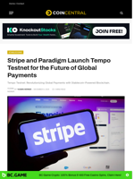 Stripe and Paradigm Launch Tempo Testnet for the Future of Global Payments