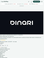 Dinari builds its tokenized stock network on Avalanche