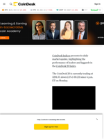 CoinDesk 20 Performance Update: Internet Computer (ICP) Leaps 38.9% as Index Declines