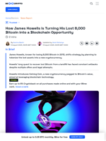 What If 8,000 Bitcoin Could Be Saved? James Howells Has a Plan