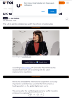 UK to Follow America's Crypto Lead