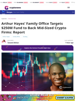 Arthur Hayes’ Family Office Targets $250M Fund