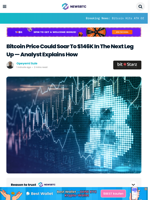 Bitcoin Price Could Soar To $146K In The Next Leg Up — Analyst Explains How