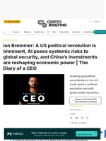 Ian Bremmer: A US political revolution is imminent, AI poses systemic risks to global security, and China's investments are reshaping economic power | The Diary of a CEO