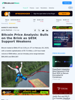 Bitcoin Price Analysis: Bulls on the Brink as $85K Support Weakens – Markets and Prices Bitcoin News