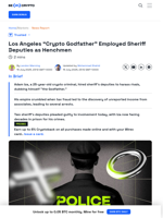 Los Angeles Crypto Godfather Had County Sheriffs In His Payroll