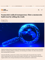 Scamcoin’s radical transparency: How a memecoin built trust by telling the truth - AMBCrypto