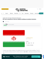 US-Iran ceasefire at risk as military buildup escalates tensions