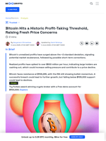 $500 Million Bitcoin Sell-Off in 60 Minutes: Is Price Struggling?