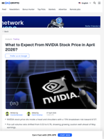 NVIDIA Stock Price Outlook for April 2026