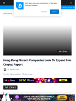 Hong Kong Fintech Companies Look To Expand Into Crypto Following New Stablecoin Regime: Report