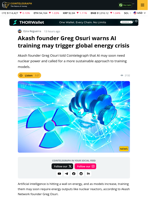 AI May Soon Need Nuclear Reactors, Decentralization Could Help