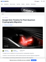 Google Names a Target Year for Post-Quantum Migration