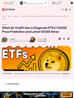 Dogecoin ETF Debuts as TradFi Tracks DOGE Price Prediction