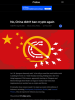 No, China didn’t ban crypto again