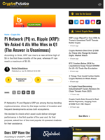 Pi Network (PI) vs. Ripple (XRP): We Asked 4 AIs Who Wins in Q1 (The Answer is Unanimous)