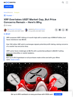 Are XRP Holders Taking Profits Or a Further Rally Awaits?