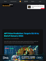 APT Price Prediction: Targets $2.10 by End of January 2026 - Blockchain.News