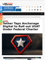 Tether Taps Anchorage Digital to Roll out USAT Under Federal Charter - The Crypto News Wire