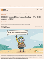 USELESS jumps 17% as whales load up – Why THIS support is KEY! - AMBCrypto