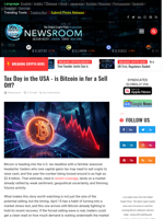 
Tax Day in the USA - is Bitcoin in for a Sell Off? | Cryptocurrency News Live | Breaking Crypto News - Realtime Prices, Analysis, Predictions...
