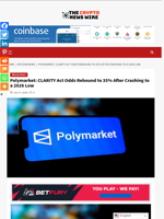 Polymarket: CLARITY Act Odds Rebound to 35% After Crashing to a 2026 Low - The Crypto News Wire