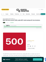 S&P 500 hits record 7,000, adds $6T amid easing US-Iran tensions