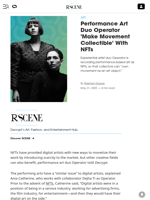 Performance Art Duo Operator 'Make Movement Collectible' With NFTs - Decrypt