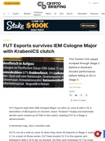 FUT Esports survives IEM Cologne Major with KrabeniCS clutch