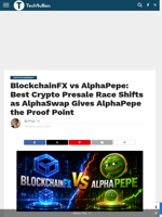 BlockchainFX vs AlphaPepe: Best Crypto Presale Race Shifts as AlphaSwap Gives AlphaPepe the Proof Point