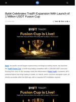 Bybit Celebrates TradFi Expansion With Launch of 1 Million USDT Fusion Cup - Visionary Financial