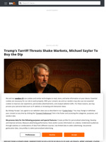 Trump’s Tarriff Threats Shake Markets, Michael Saylor To Buy the Dip - Brave New Coin
