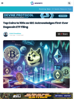 Top Coins to 100x as SEC Acknowledges First-Ever Dogecoin ETF Filing