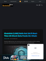 Chainlink (LINK) Rolls Out 24/5 Real-Time US Stock Data Feeds On-Chain - Blockchain.News