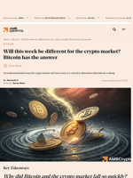 Will this week be different for the crypto market? Bitcoin has the answer - AMBCrypto