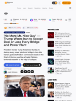 'No More Mr. Nice Guy' — Trump Warns Iran to Accept Deal or Lose Every Bridge and Power Plant – Bitcoin News