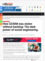 How $330M was stolen without hacking: The dark power of social engineering - The Crypto News Wire